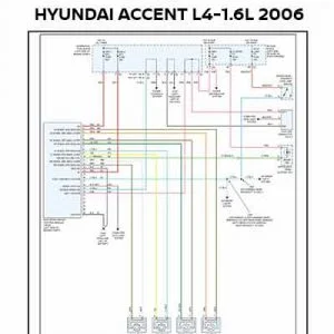 HYUNDAI ACCENT L4-1.6L 2006