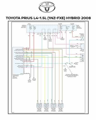 Diagrama Eléctrico Toyota Prius 15l Hybrid 2008 Descarga 6716