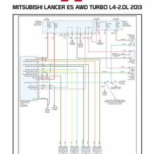 MITSUBISHI LANCER ES AWD TURBO L4-2.0L 2013