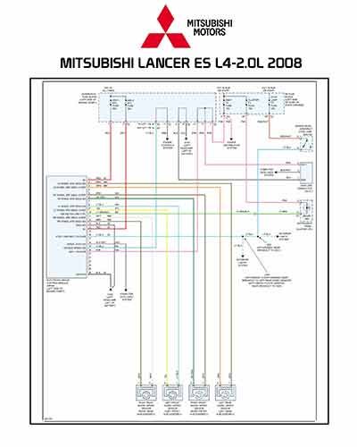 MITSUBISHI LANCER ES L4-2.0L 2008