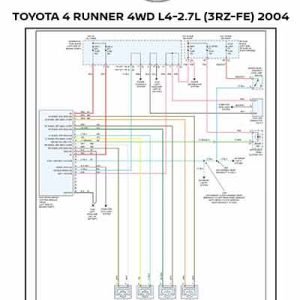 TOYOTA 4 RUNNER 4WD L4-2.7L (3RZ-FE) 2004