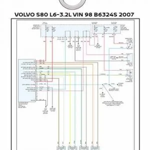 VOLVO S80 L6-3.2L VIN 98 B6324S 2007