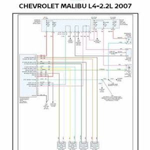 Diagrama Eléctrico CHEVROLET MALIBU L4-2.2L 2007