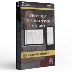 Diagrama Eléctrico CHEVROLET SUBURBAN 1500 5.3L 2003
