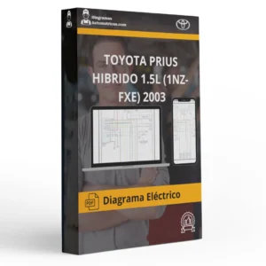 Diagrama Eléctrico TOYOTA PRIUS HIBRIDO 1.5L (1NZ-FXE) 2003