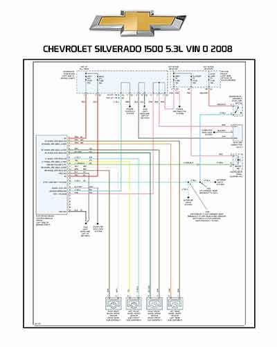 ▷ Diagrama Eléctrico CHEVROLET SILVERADO 1500 2008【DES