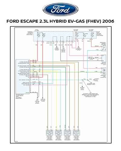 FORD ESCAPE 2.3L HYBRID EV-GAS (FHEV) 2006