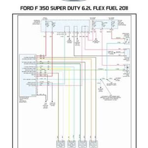 FORD F 350 SUPER DUTY 6.2L FLEX FUEL 2011