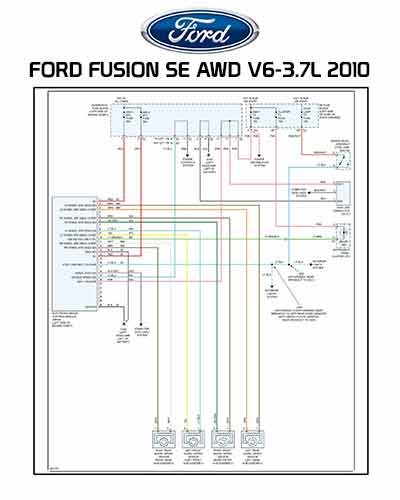 FORD FUSION SE AWD V6-3.7L 2010