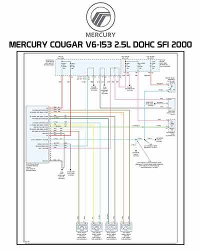 MERCURY COUGAR V6-153 2.5L DOHC SFI 2000