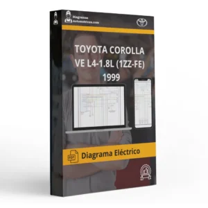 Diagrama Eléctrico TOYOTA COROLLA VE L4 - 1.8L (1ZZ-FE) 1999