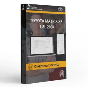 Diagrama Eléctrico TOYOTA MATRIX XR 1.8L (1ZZ-FE) 2004