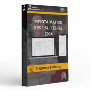 Diagrama Eléctrico TOYOTA MATRIX XRS 1.8L (1ZZ-FE) 2004