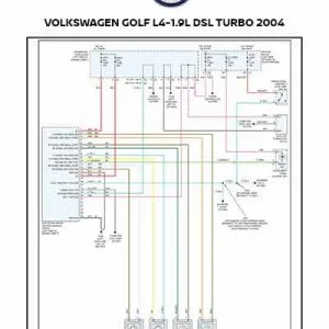 VOLKSWAGEN GOLF L4-1.9L DSL TURBO 2004