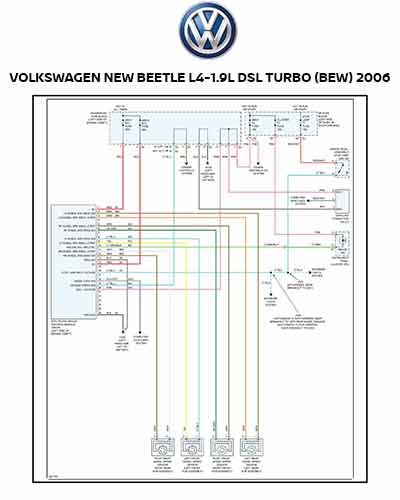 VOLKSWAGEN NEW BEETLE L4-1.9L DSL TURBO (BEW) 2006