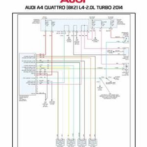 AUDI A4 QUATTRO (8K2) L4-2.0L TURBO 2014