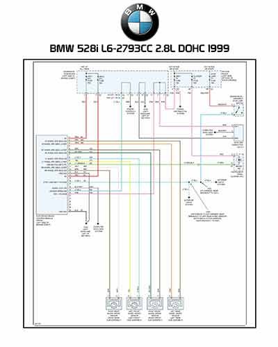 BMW 528i L6-2793CC 2.8L DOHC 1999