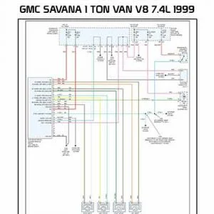 GMC SAVANA 1 TON VAN V8 7.4L 1999