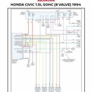 HONDA CIVIC 1.5L SOHC (8 VALVE) 1994