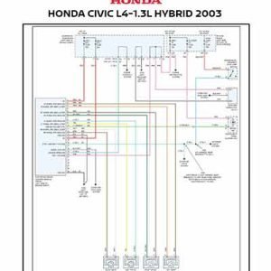 HONDA CIVIC L4-1.3L HYBRID 2003