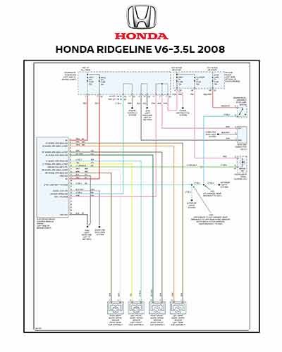HONDA RIDGELINE V6-3.5L 2008