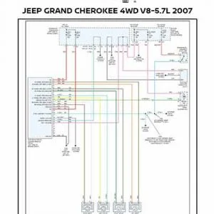 Diagrama Eléctrico JEEP GRAND CHEROKEE 4WD V8-5.7L 2007