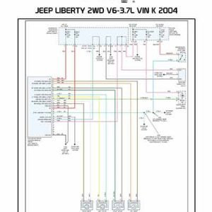JEEP LIBERTY 2WD V6-3.7L VIN K 2004
