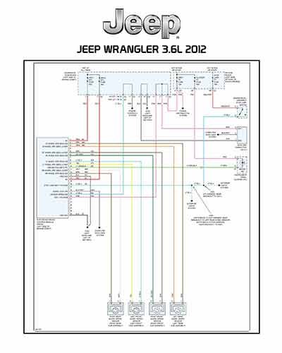 ▷ Diagrama Eléctrico JEEP WRANGLER  2012 | DESCARGA