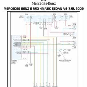 MERCEDES BENZ E 350 4MATIC SEDAN V6-3.5L 2009