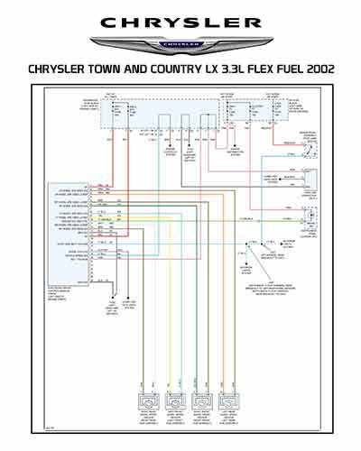 CHRYSLER TOWN AND COUNTRY LX 3.3L FLEX FUEL 2002