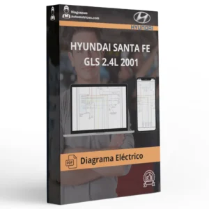 Diagrama Eléctrico HYUNDAI SANTA FE GLS 2.4L 2001