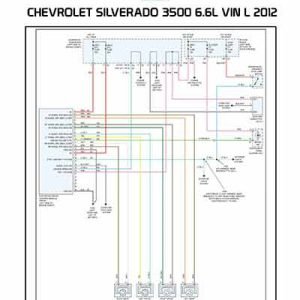 CHEVROLET SILVERADO 3500 6.6L VIN L 2012