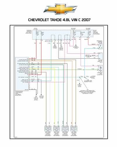 CHEVROLET TAHOE 4.8L VIN C 2007