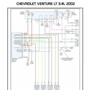 CHEVROLET VENTURE LT 3.4L 2002