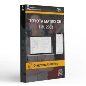 Diagrama Eléctrico TOYOTA MATRIX XR 1.8L 2003
