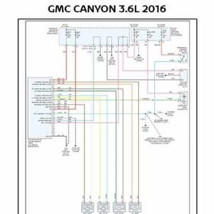 GMC CANYON 3.6L 2016