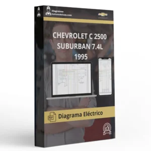 Diagrama Eléctrico CHEVROLET C 2500 SUBURBAN 7.4L 1995
