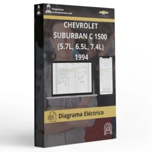 Diagramas Eléctricos CHEVROLET SUBURBAN C 1500 (5.7L, 6.5L, 7.4L) 1994