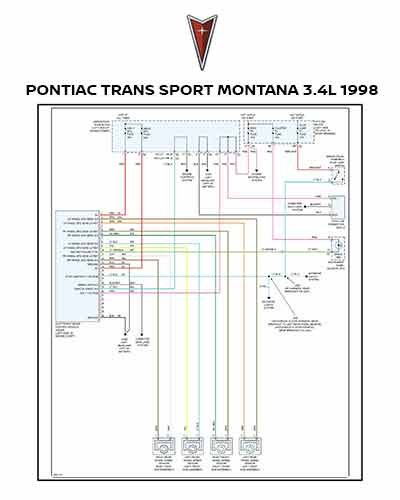 PONTIAC TRANS SPORT MONTANA 3.4L 1998