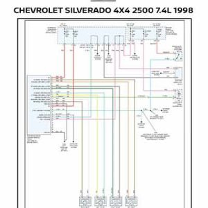 CHEVROLET SILVERADO 4X4 2500 7.4L 1998