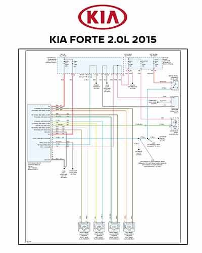 Diagrama Eléctrico KIA FORTE 2.0L 2015【DESCARGAR】