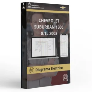 Diagrama Eléctrico CHEVROLET SUBURBAN 1500 8.1L 2003