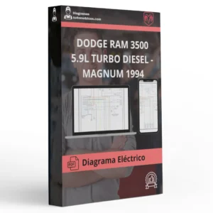 Diagrama Eléctrico DODGE RAM 3500 5.9L TURBO DIESEL - MAGNUM 1994