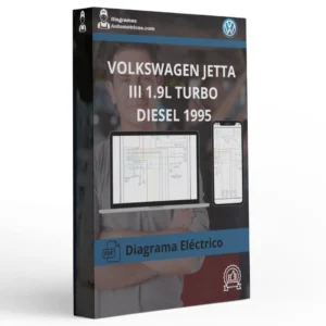 Diagrama Eléctrico VOLKSWAGEN JETTA III 1.9L TURBO DIESEL 1995