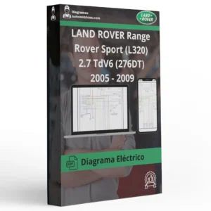 Diagrama Eléctrico LAND ROVER Range Rover Sport (L320) 2.7 TdV6 (276DT) 2005 - 2009