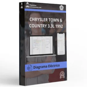 Diagrama Eléctrico CHRYSLER TOWN & COUNTRY 3.3L 1992