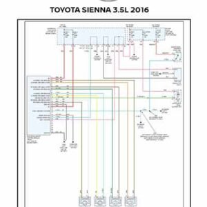 TOYOTA SIENNA 3.5L 2016