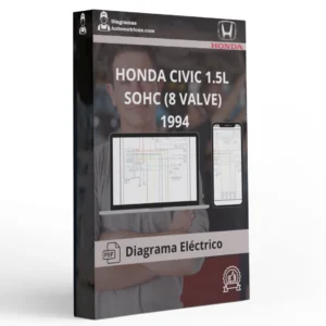 Diagrama Eléctrico HONDA CIVIC 1.5L SOHC (8 VALVE) 1994