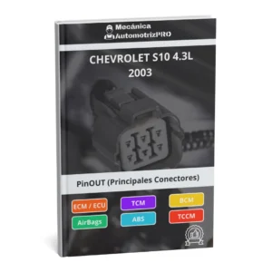 Pin Out / Vista de Conectores CHEVROLET S10 4.3L 2003 PDF